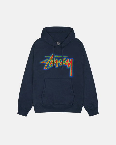 STÜSSY THERMAL STOCK HOODIE NAVY SWEATS