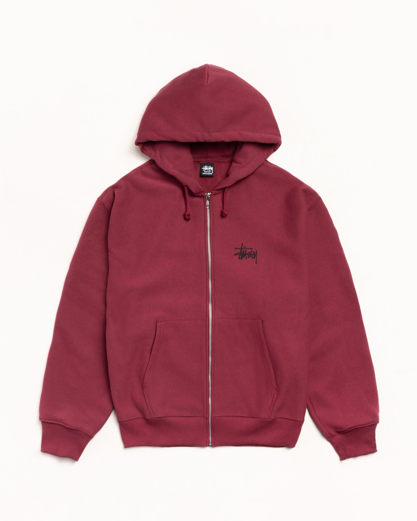 BASIC STUSSY ZIP HOOD