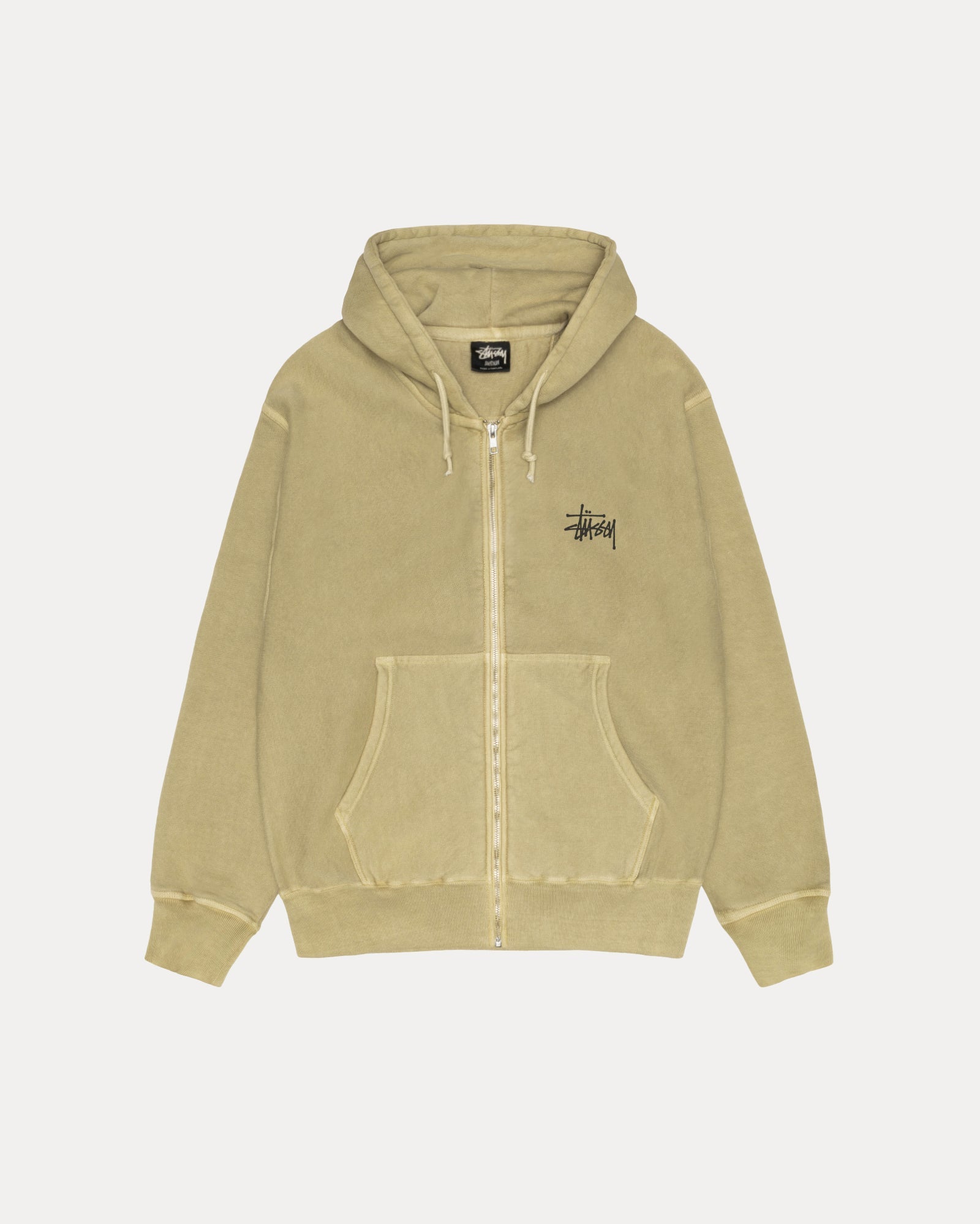 BASIC STUSSY PIG DYED ZIP HOOD