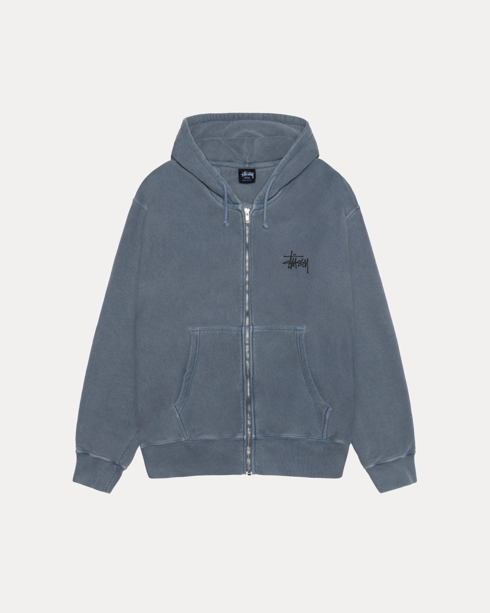 BASIC STUSSY PIG DYED ZIP HOOD