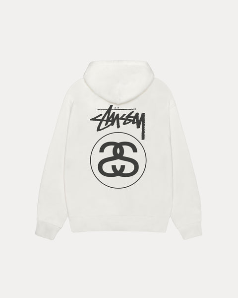 STOCK LINK PIG. DYED ZIP HOOD