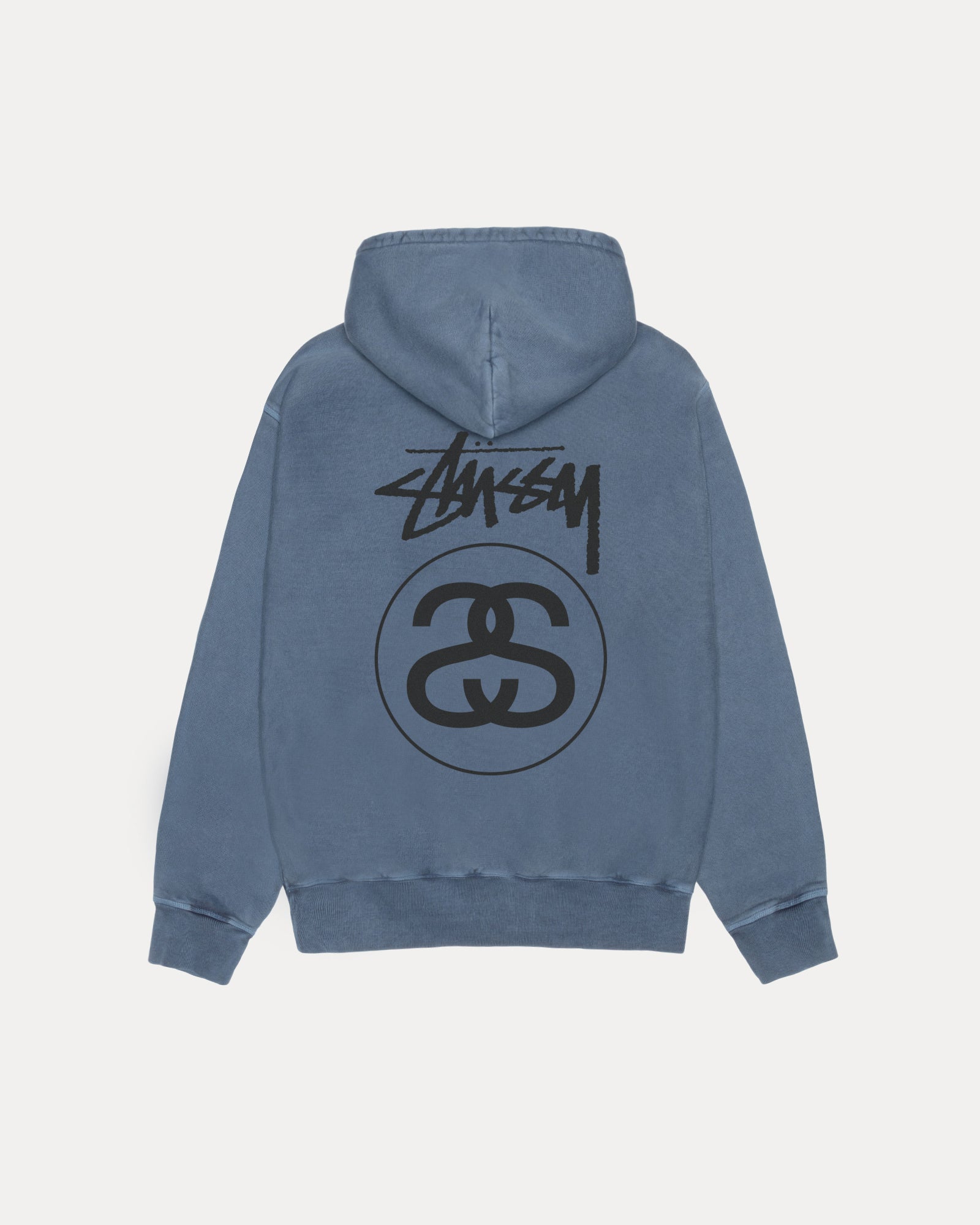 STOCK LINK PIG. DYED ZIP HOOD