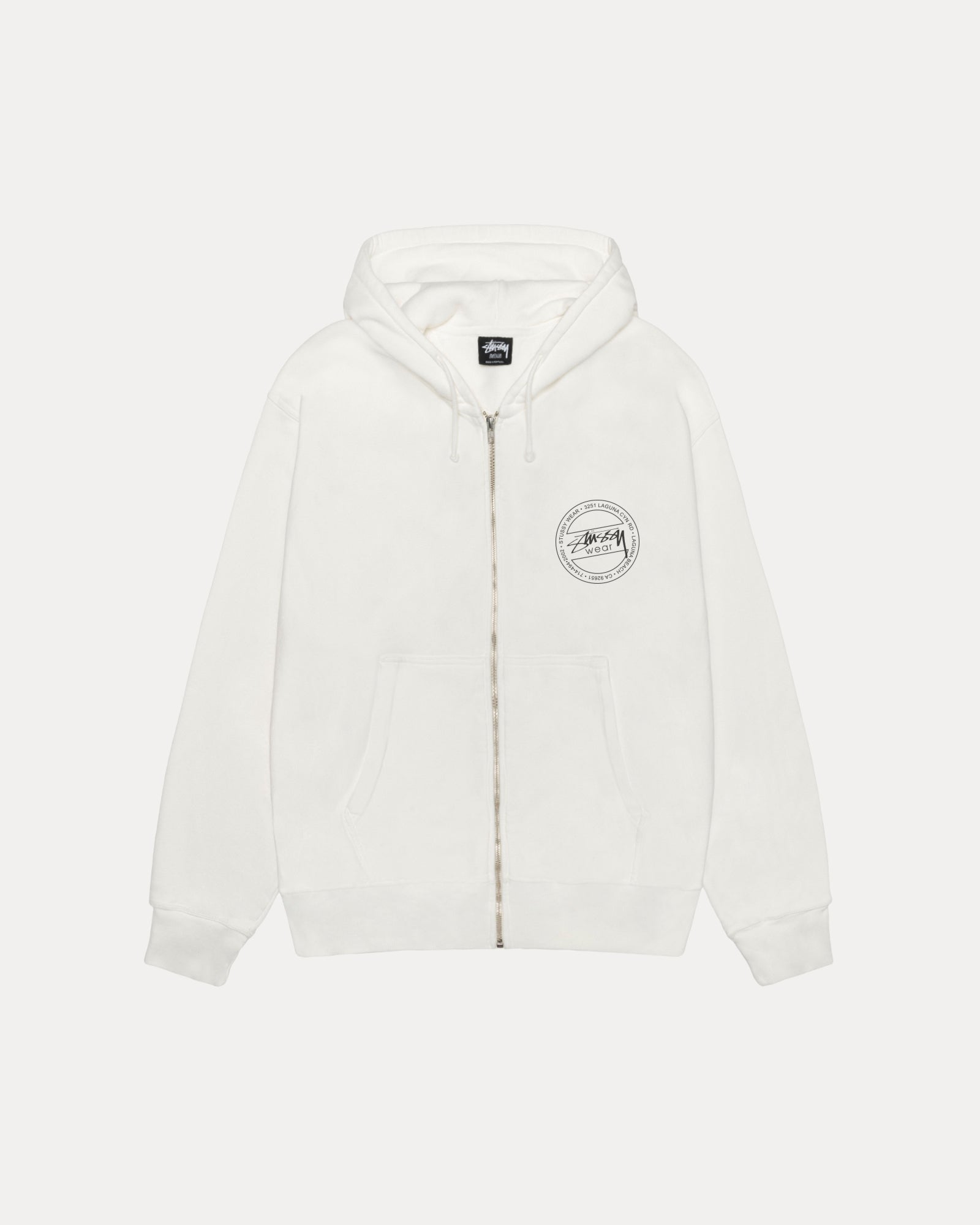 STUSSY WEAR PIG. DYED ZIP HOOD