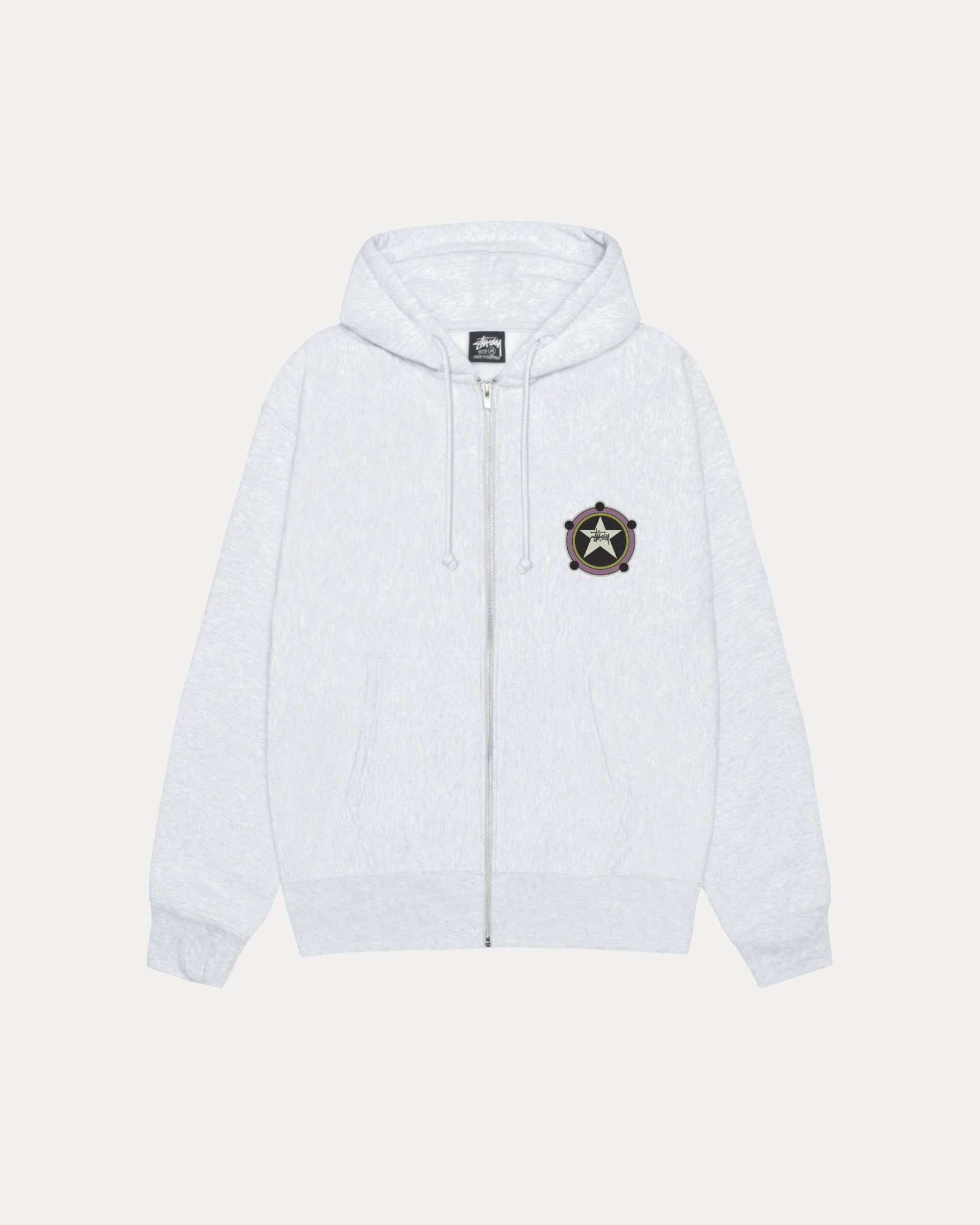 Ranger Zip Hoodie – Ash Heather | Sweats | Stüssy – Stussy AU