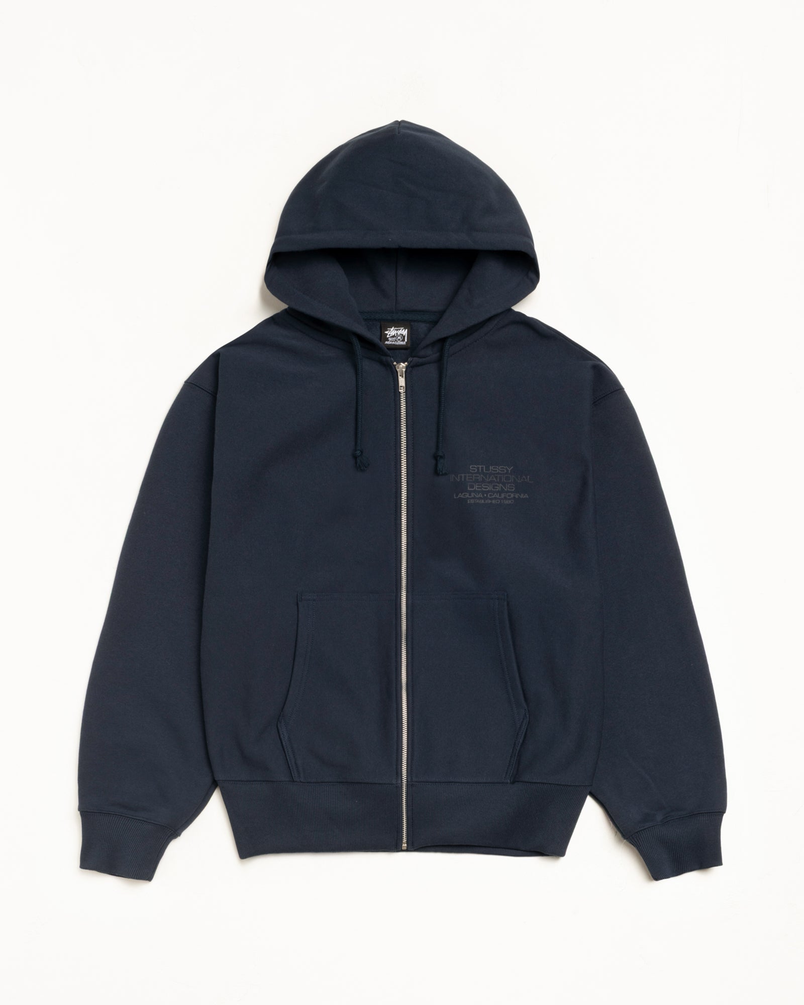 INTERNATIONAL DESIGNS ZIP HOOD