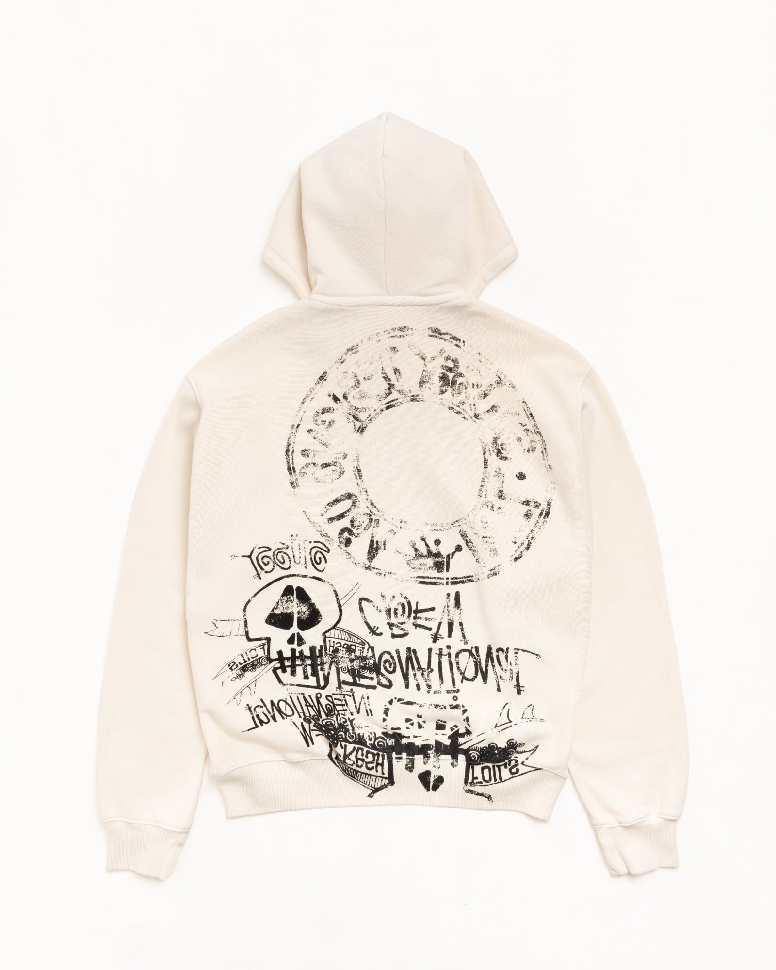 トップス STUSSY 26SS SKULLS GAR DYED ZIP HOOD Skulls Zip Hoodie Pigment Dyed - Mens Long Sleeve Sweatshirt