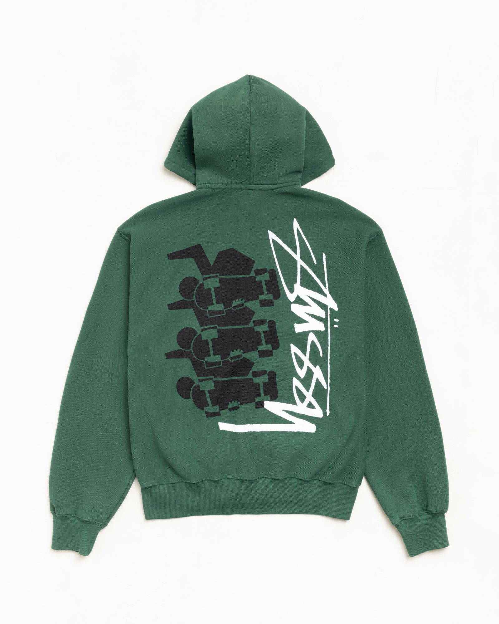 Skate Stack Zip Hoodie Pigment Dyed – Pine | Sweats | Stüssy