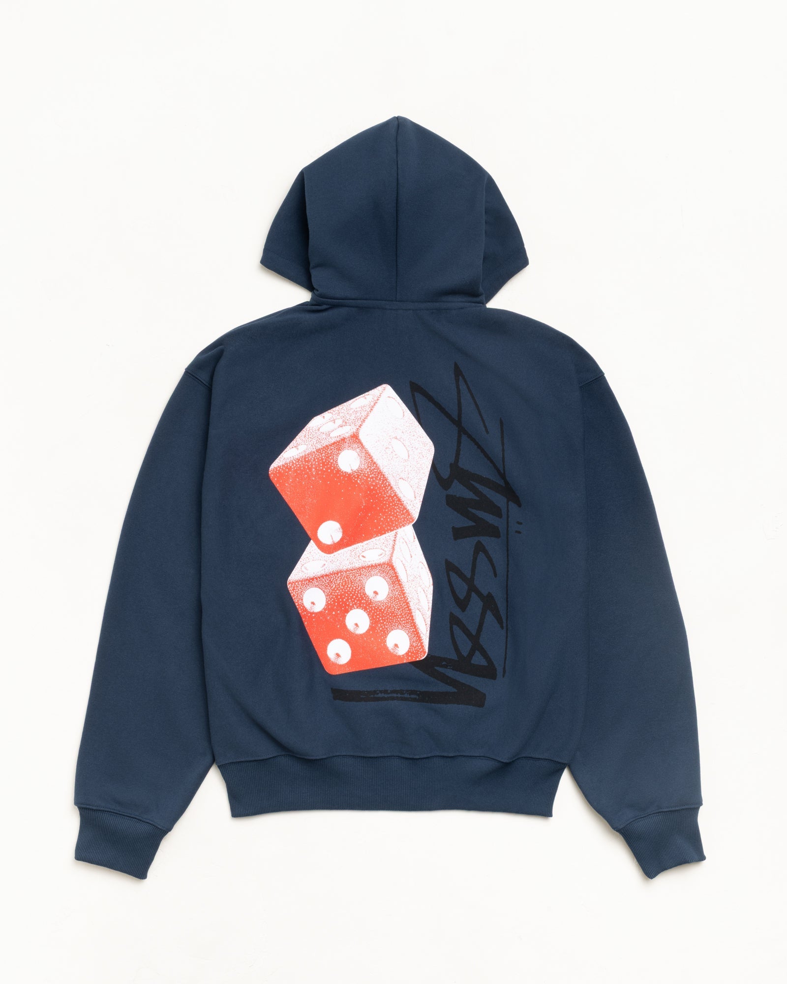 Tall Dice Zip Hoodie – Navy | Sweats | Stüssy – Stussy AU