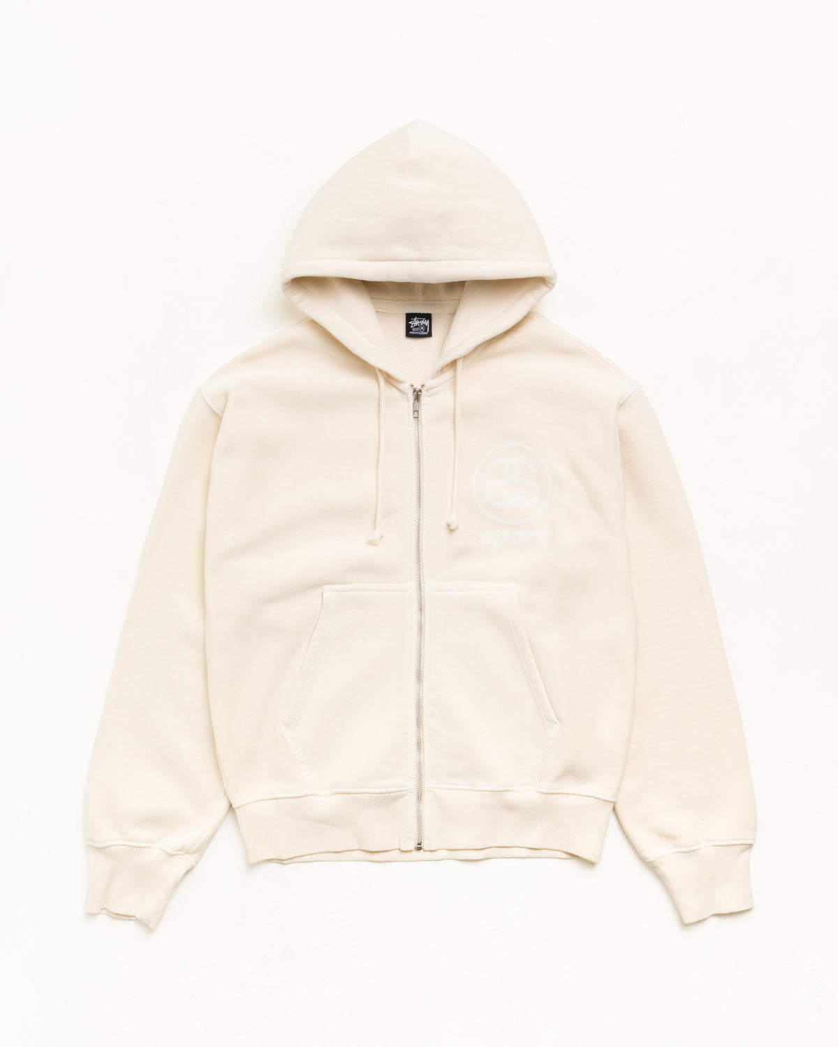 LINK SPORT GAR. DYED ZIP HOOD