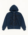 SNAKESKIN ZIP HOOD