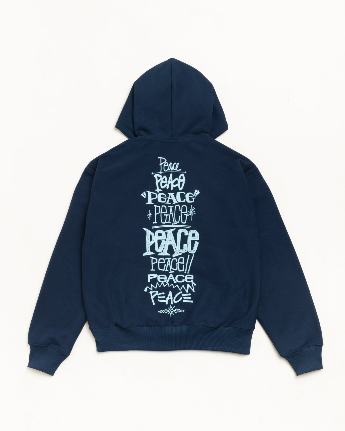 PEACE INCREASED ZIP HOOD