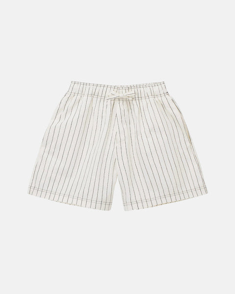 2025新品 Stussy TEKLA POPLIN PYJAMA SHORTS Poplin pyjamas – shorts – Hand Drawn Stripes | Tekla Fabrics
