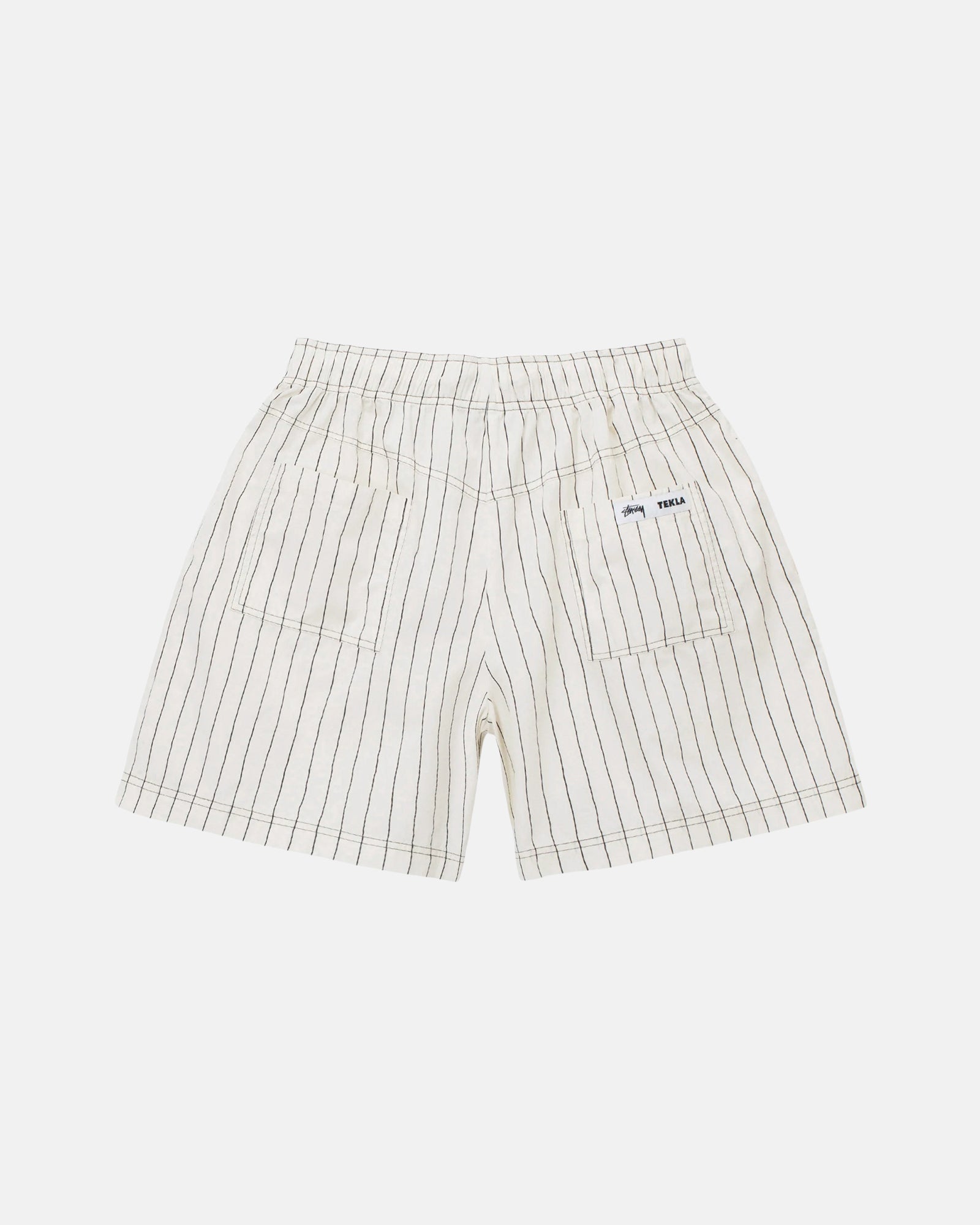 Tekla Poplin Pyjama Short in hand drawn stripes – Stüssy