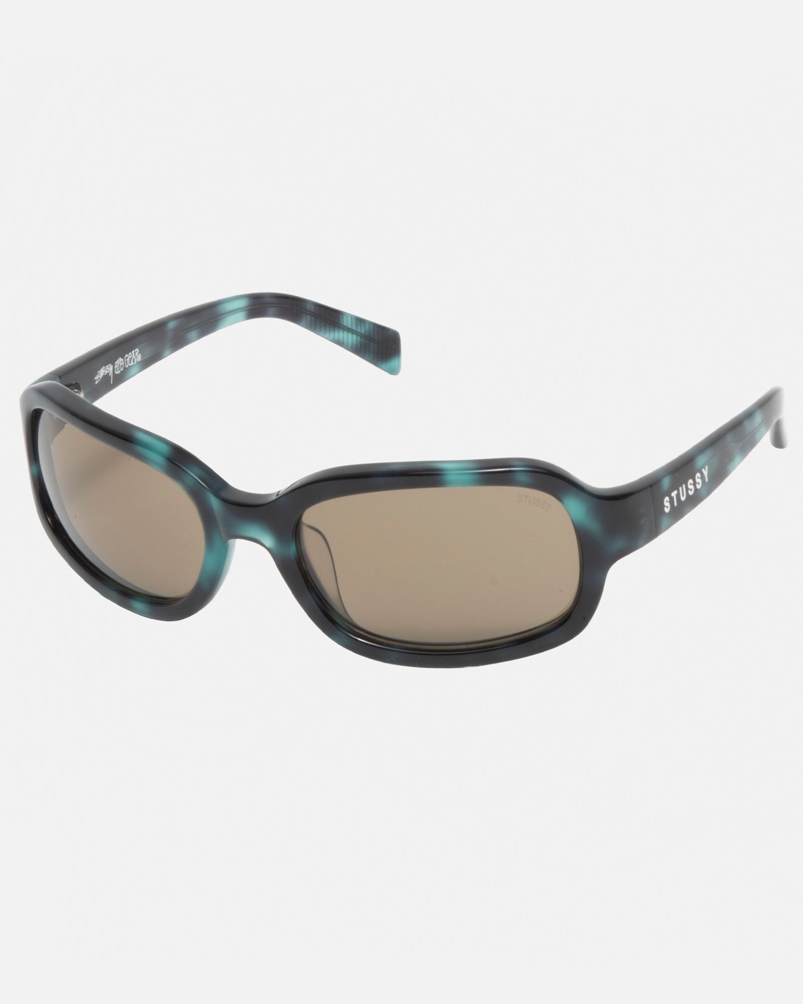 Rome Sunglasses in tortoise green - Stüssy – Stussy AU Rome Sunglasses in tortoise green - Stüssy – Stussy AU