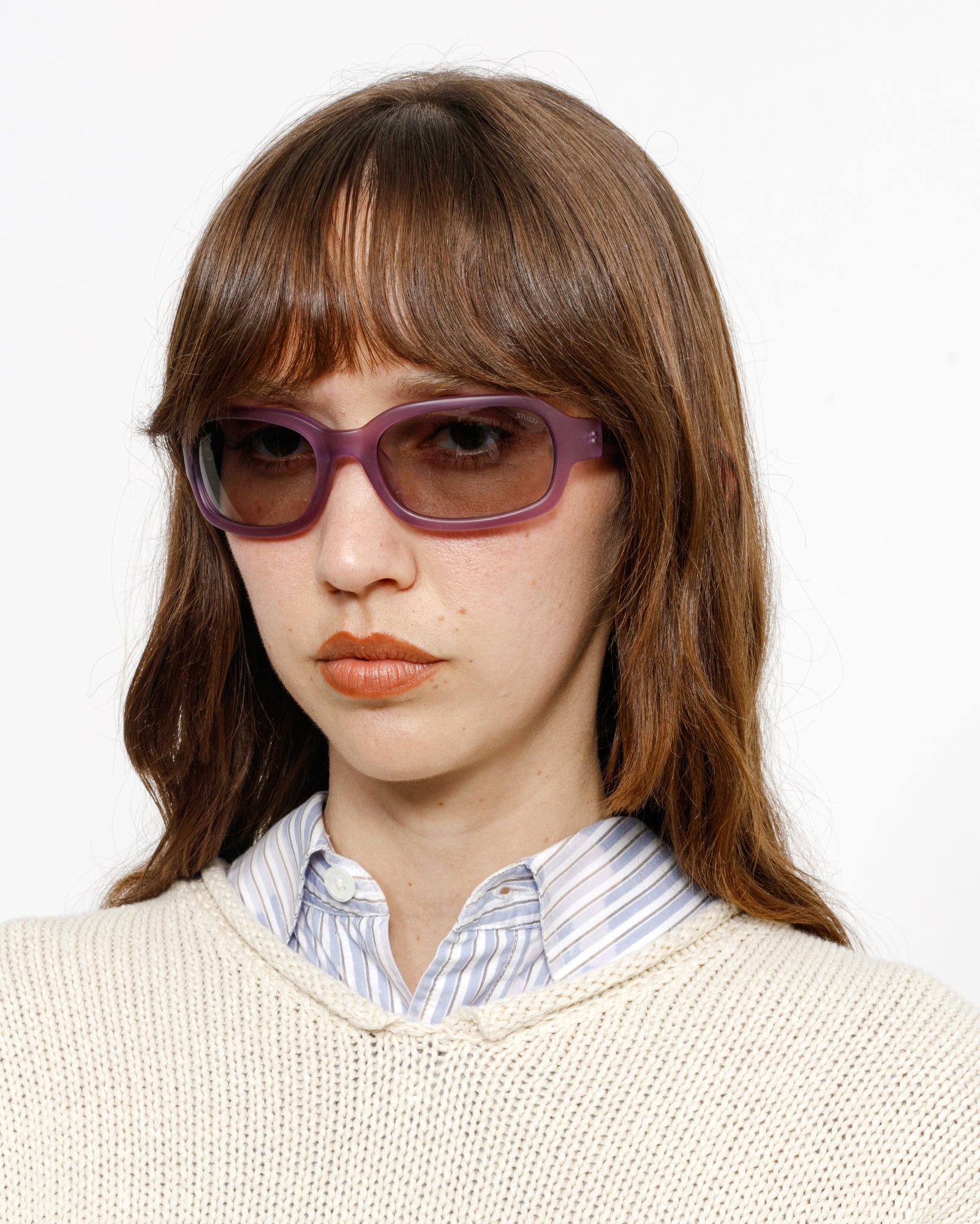 小物 stussy ROME sunglasses Stussy Rome Sunglasses Black/Black Lens Men's - SS24 - US