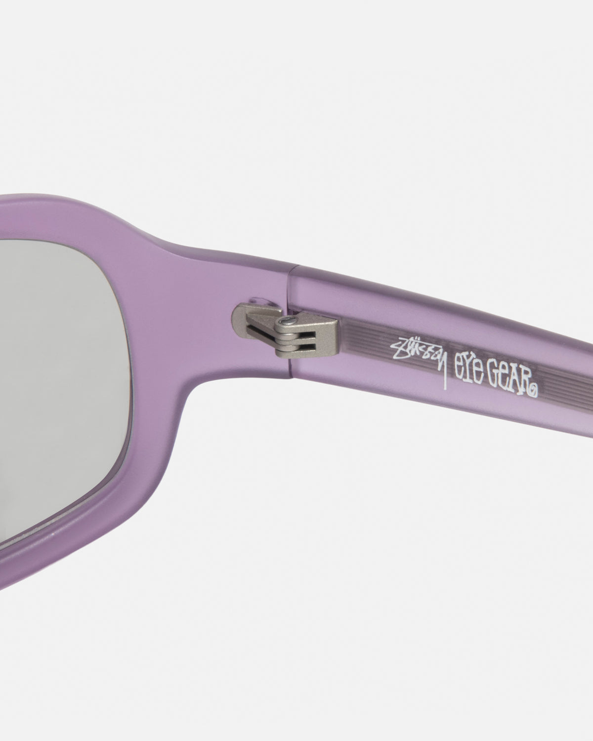 Rome Sunglasses in matte purple dark grey - Stüssy – Stussy AU