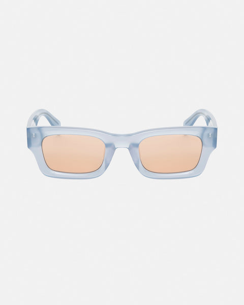 Stüssy Vincent Sunglasses Slate Blue / Orange Lens Eyewear