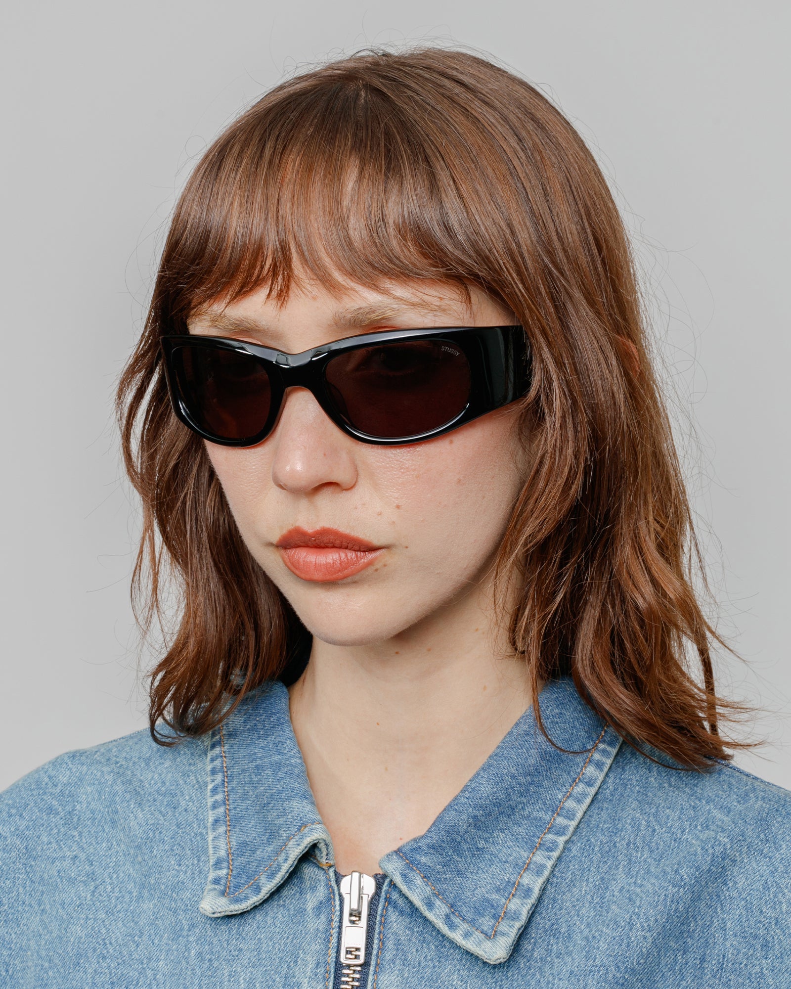 STÜSSY　RENE SUNGLASSES（EYE GEAR）　ブラック Rene Sunglasses in black/black lens – Stüssy – Stussy AU