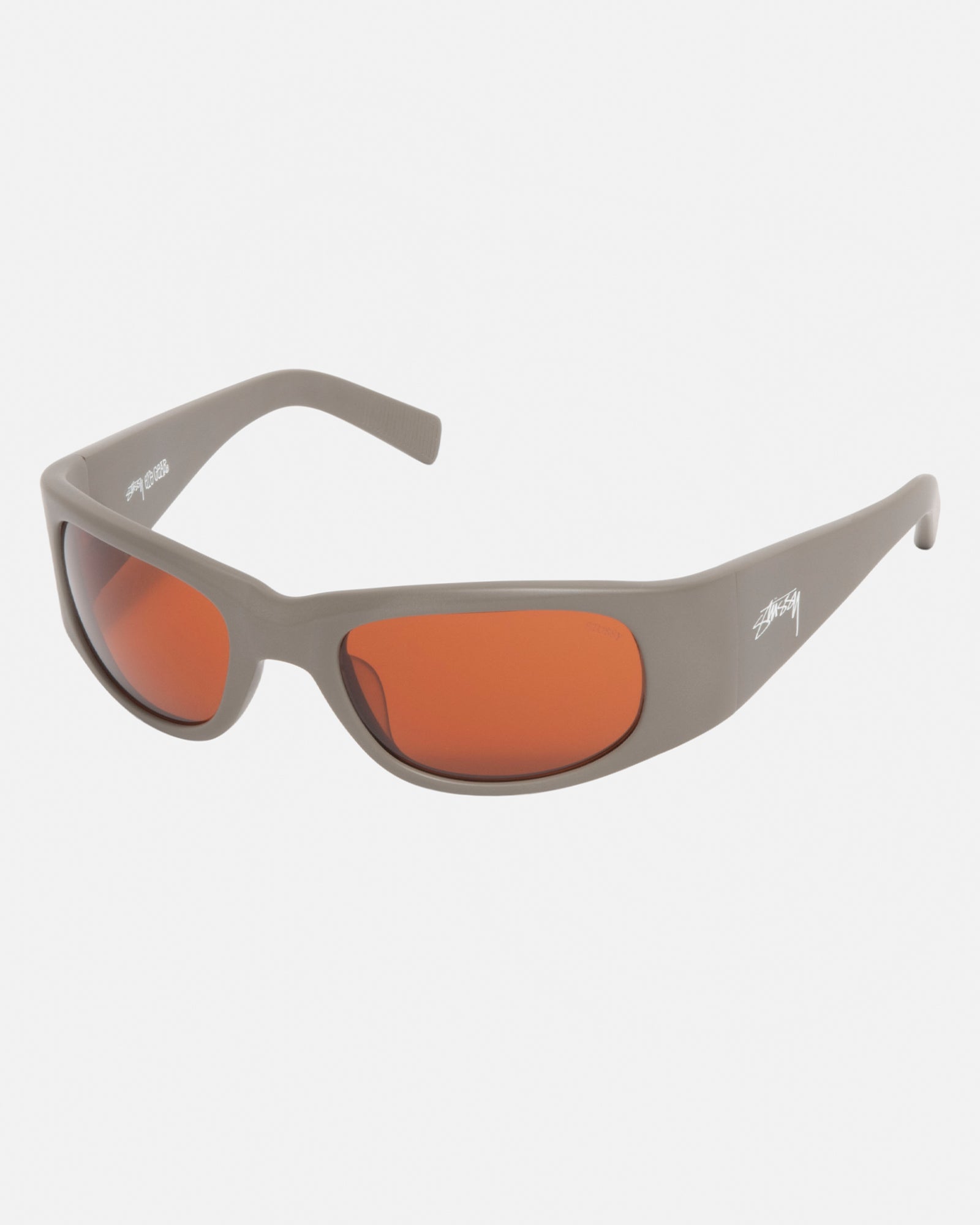 Rene Sunglasses in matte coyote dark amber - Stüssy – Stussy AU