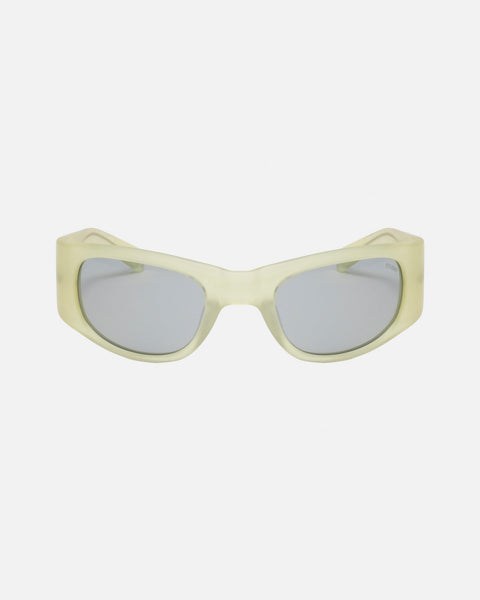 Stüssy Rene Sunglasses Matte Yellow / Light Grey Lens Eyewear