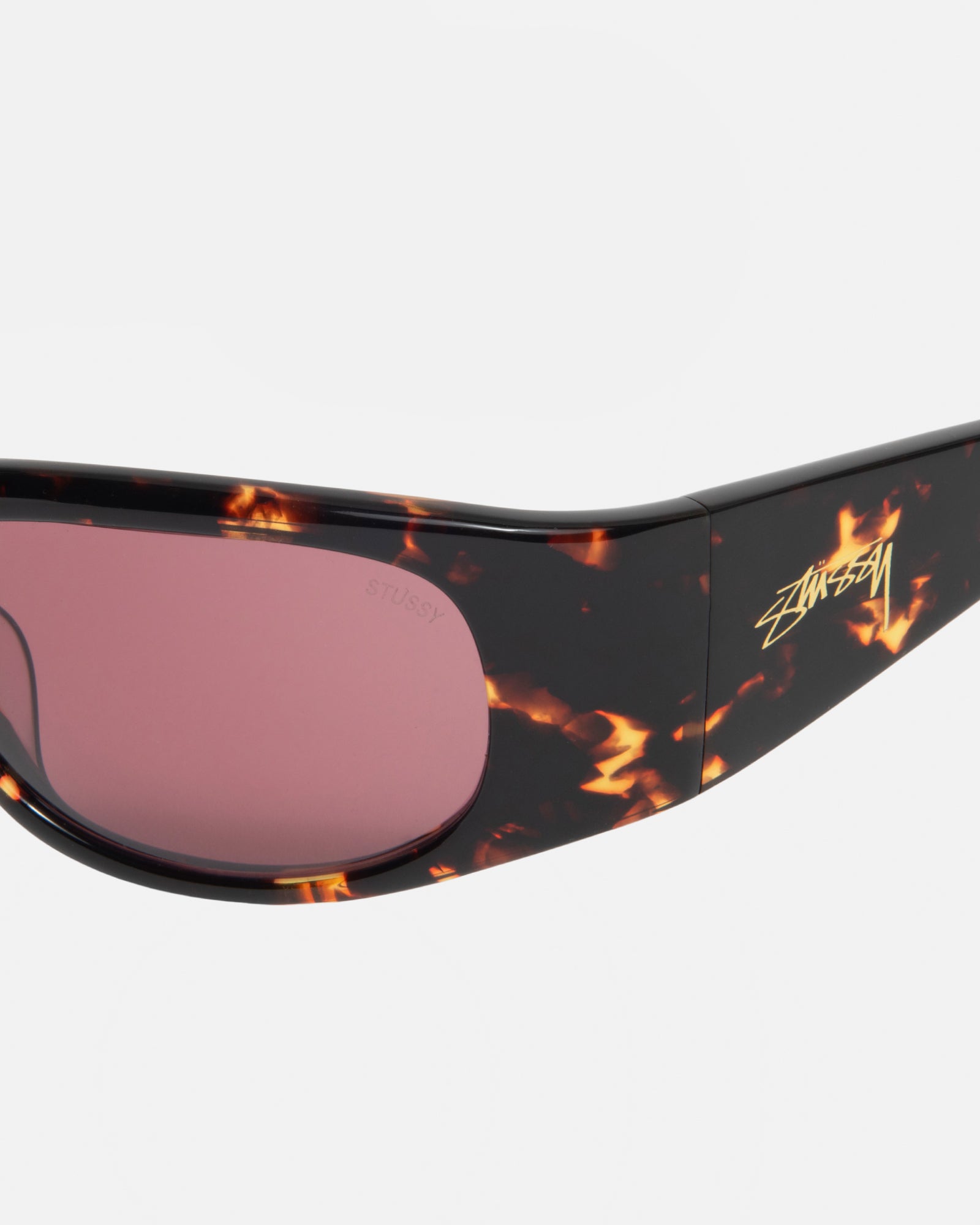 Stussy Rene Sunglasses Black/Black Lens - SS24 - US
