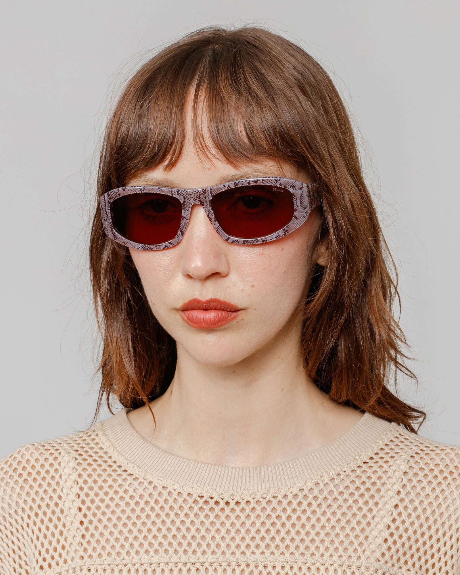 Landon Sunglasses in snake skin/brown – Stüssy – Stussy AU