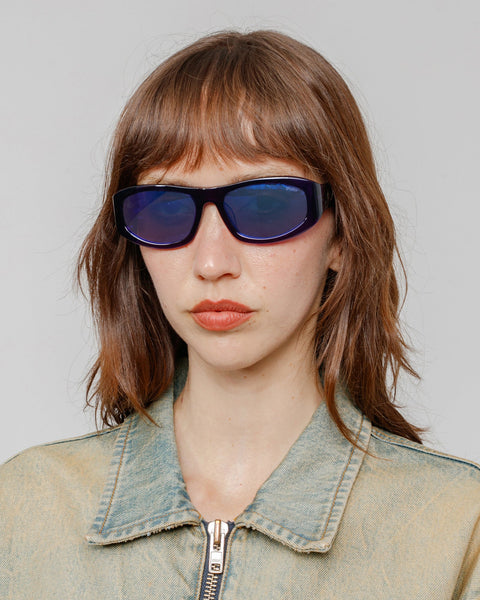 Stüssy Landon Sunglasses Ultraviolet / Midnight Flare Lens Eyewear