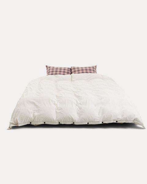 PERCALE DOUBLE DUVET COVER QUEEN