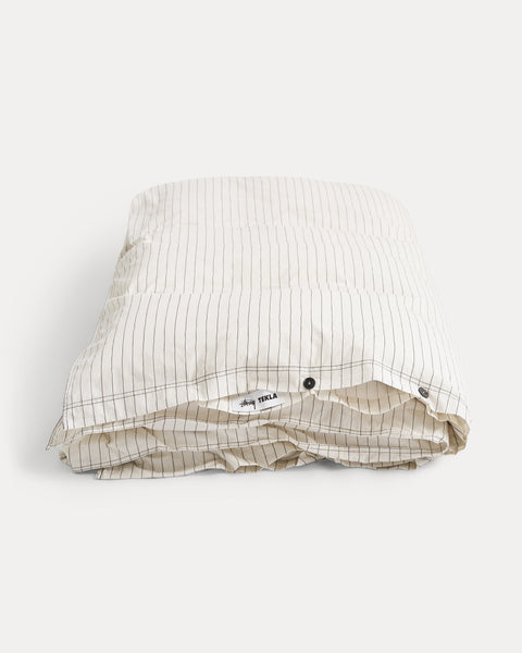 Tekla Percale Duvet Cover in hand drawn stripes – Stüssy – Stussy AU