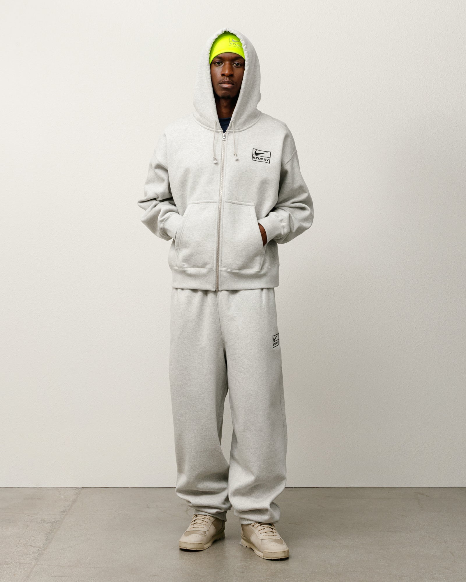 STÜSSY & NIKE FLEECE ZIP HOODIE