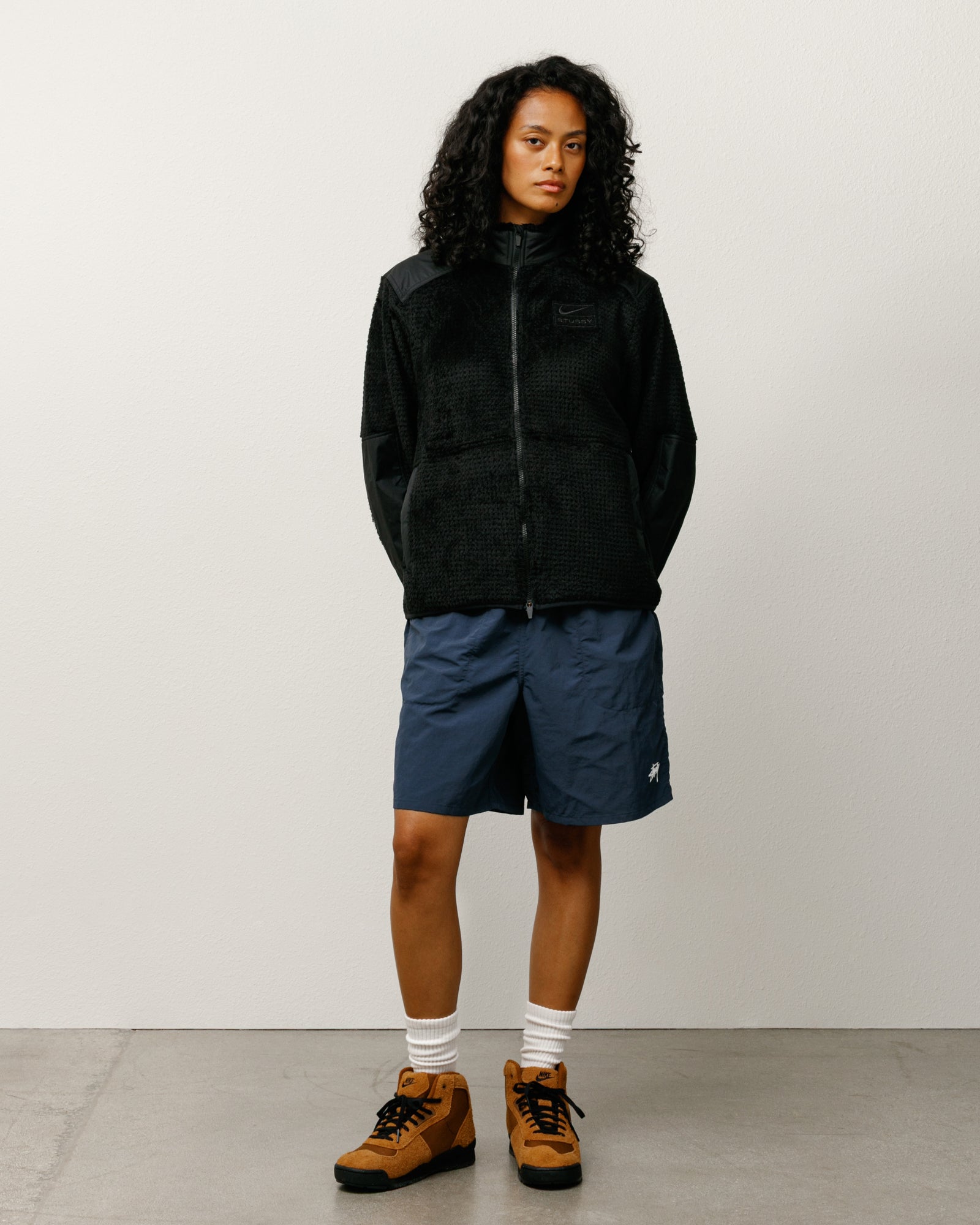 Stüssy & Nike Full Zip Fleece – Black | Outerwear | Stüssy – Stussy AU