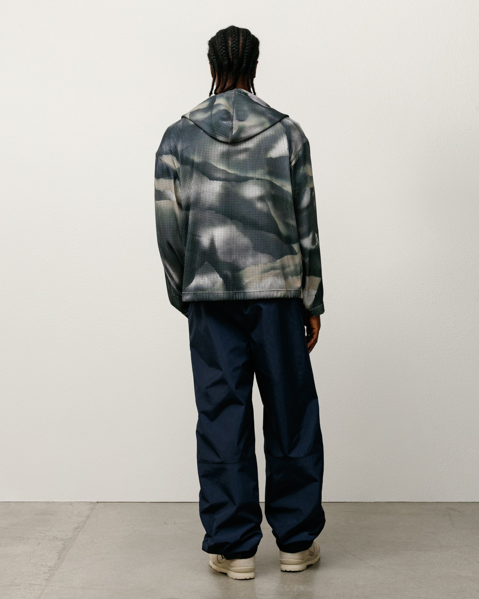 STÜSSY & NIKE MESH HOODIE
