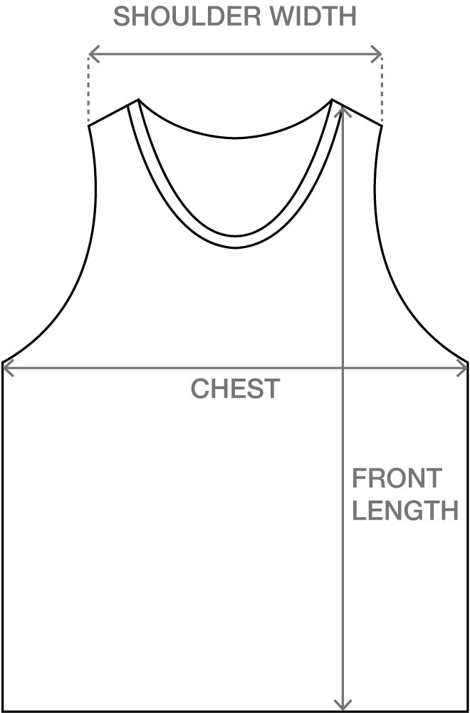 Size Guide Image for TANK UNDERSHIRT 3 PACK