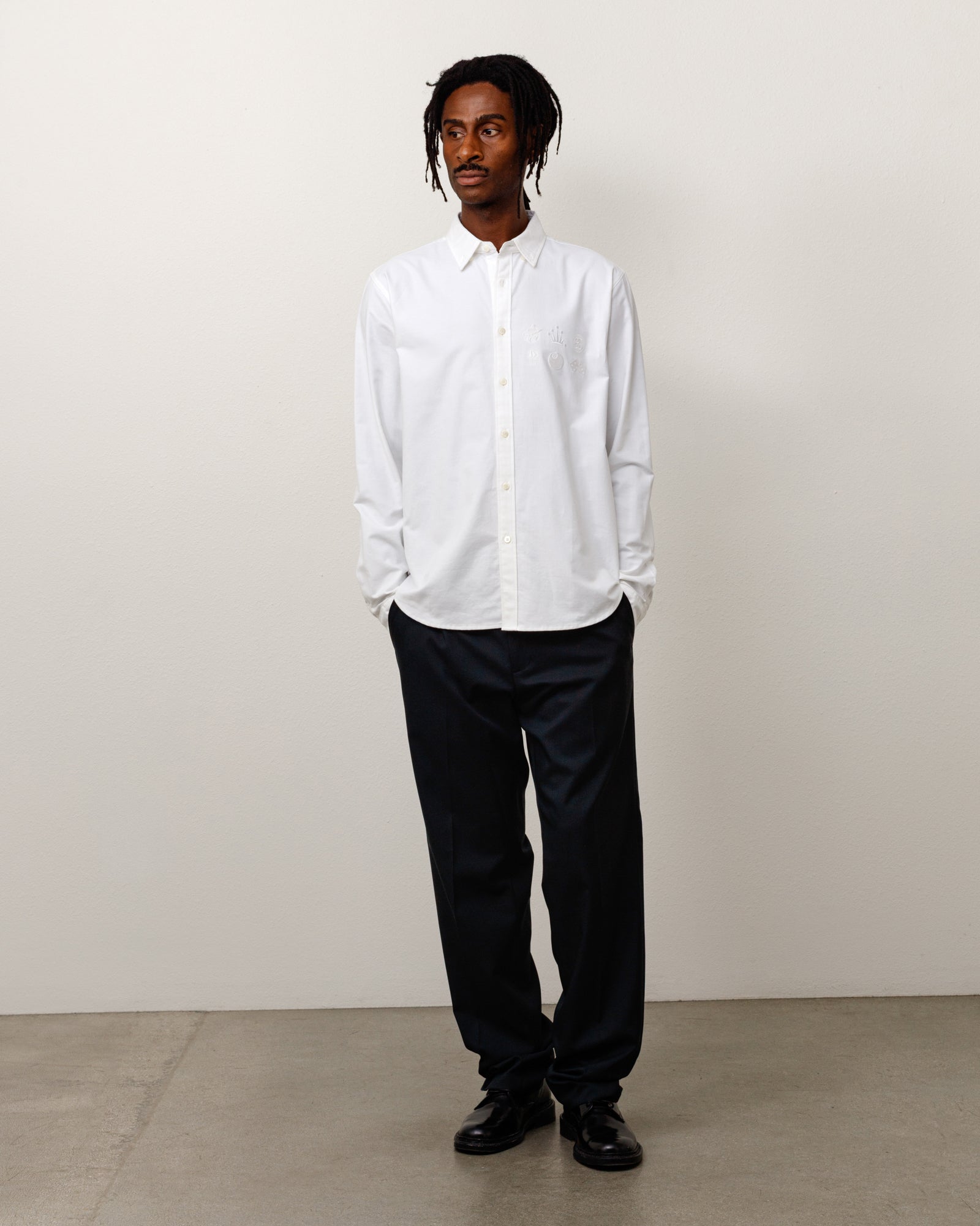 JUNYA BUTTON DOWN SHIRT